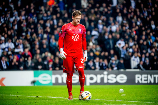 Goalkeeper Johan Dahlin of Malmö FF