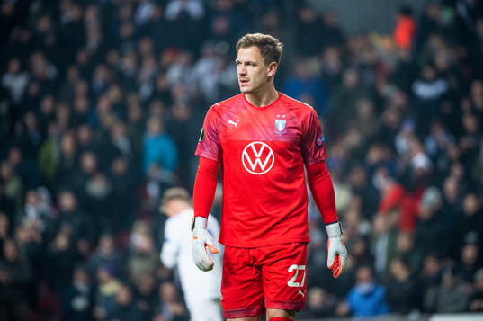 Goalkeeper Johan Dahlin of Malmö FF