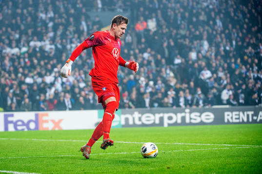 Goalkeeper Johan Dahlin of Malmö FF