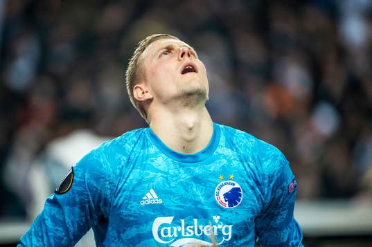 Goalkeeper Karl-Johan Johnsson of FC Köpenhamn