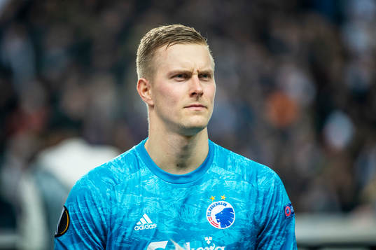 Goalkeeper Karl-Johan Johnsson of FC Köpenhamn
