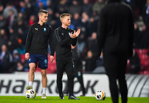 Markus Rosenberg and Anders Christiansen of Malmö FF