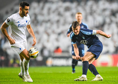 Sotirios Papagiannopoulos of FC Köpenhamn and Markus