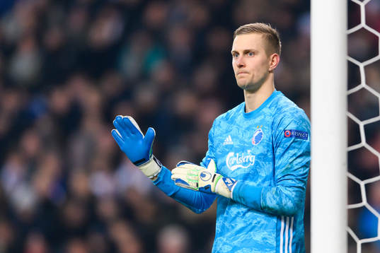 Goalkeeper Karl-Johan Johnsson of FC Köpenhamn