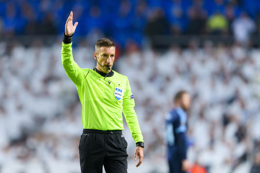 Referee Davide Massa