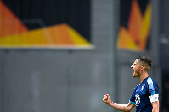 Markus Rosenberg of Malmö FF celebrates