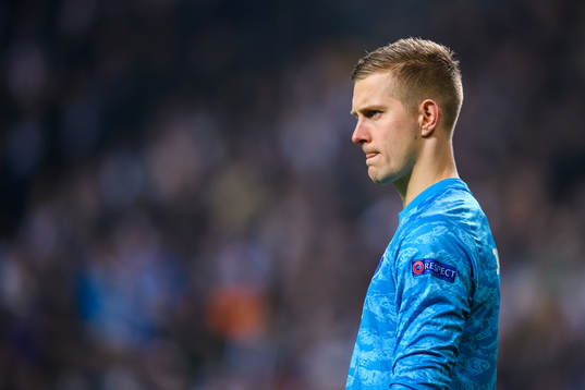 Goalkeeper Karl-Johan Johnsson of FC Köpenhamn