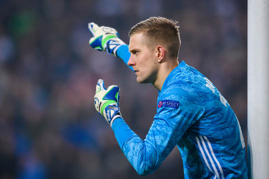Goalkeeper Karl-Johan Johnsson of FC Köpenhamn
