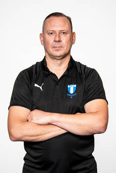 Anders Nilsson, assisterande tränare, i Malmö FFs damlag