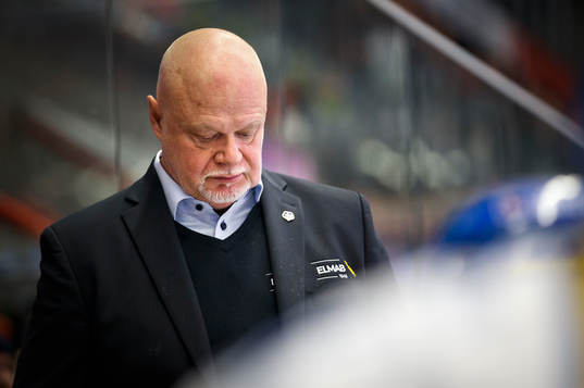Leksands tränare Roger Melin deppar