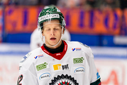 Frölundas Max Friberg deppar