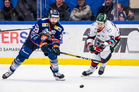 Växjös Roman Horak och Frölundas Mats Rosseli Olsen