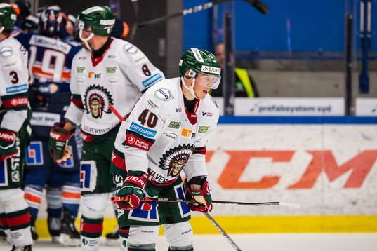 Frölundas Joel Mustonen deppar