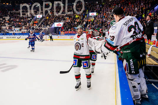 Frölundas Joel Lundqvist jublar