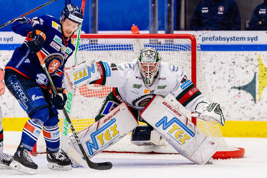 Frölundas målvakt Niklas Rubin