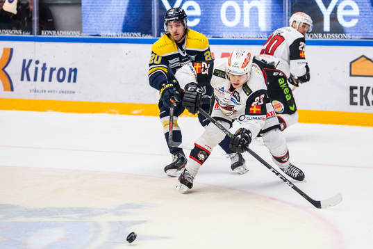 s Linus Sandin och Malmö Redhawks Christoffer Forsberg