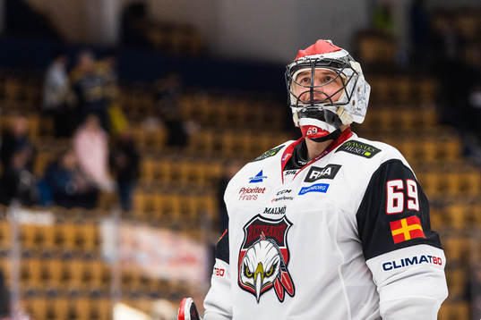 Malmö Redhawks målvakt Oscar Alsenfelt