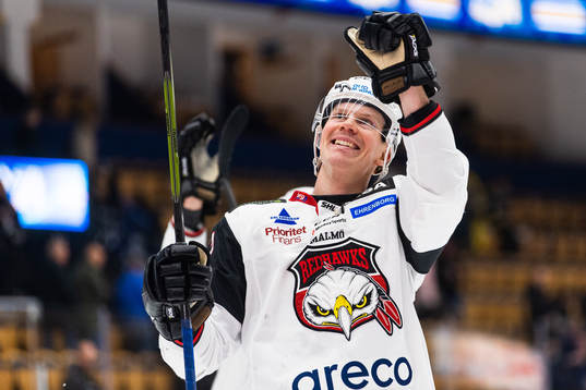 Malmö Redhawks Lars Bryggman jublar