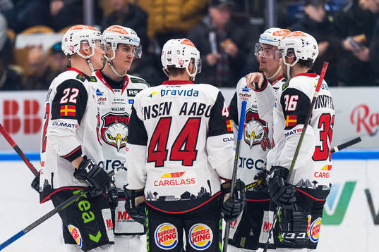 Malmö Redhawks Lars Bryggman, Fredrik Händemark, Jesper
