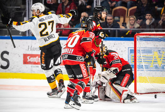 Skellefteås Robin Alvarez jublar