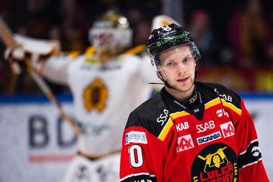 Luleås Einar Emanuelsson deppar