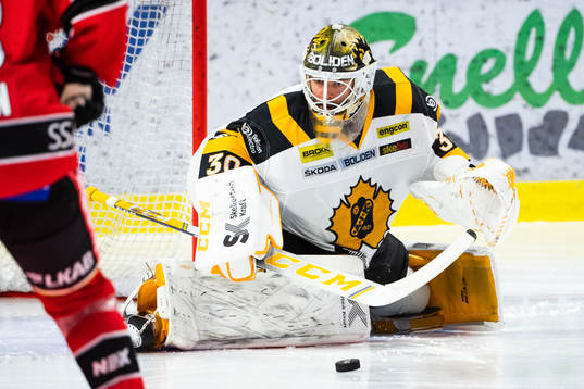 Skellefteås målvakt Gustaf Lindvall