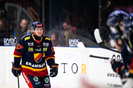 Djurgårdens Henrik Eriksson jublar