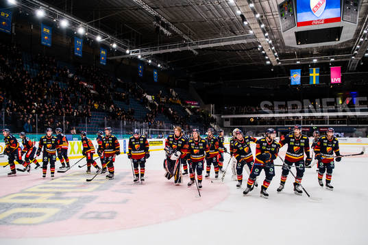 Djurgårdens spelare jublar