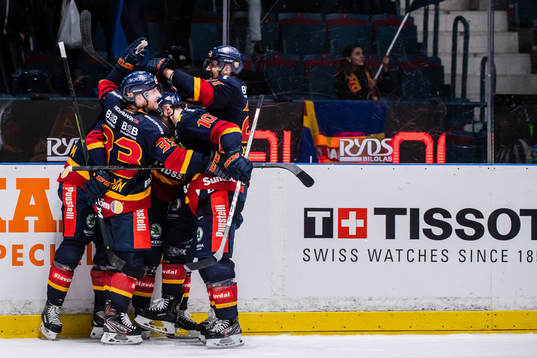 Djurgårdens Marcus Högström jublar