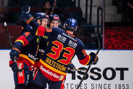 Djurgårdens Marcus Högström jublar