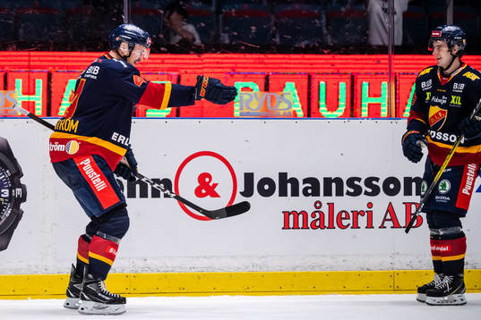 Djurgårdens Marcus Högström jublar