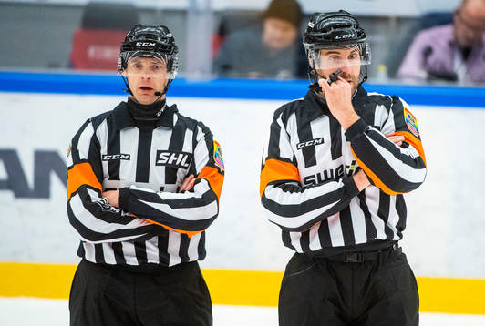 Domare Mikael Andersson och Mikael Sjökvist