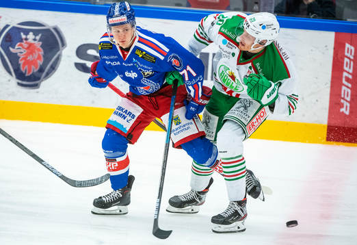 Oskarshamns Filip Sveningsson och Rögles Hampus Gustafsson