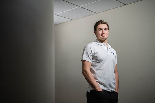 Nils Höglander of Sweden poses for a portrait