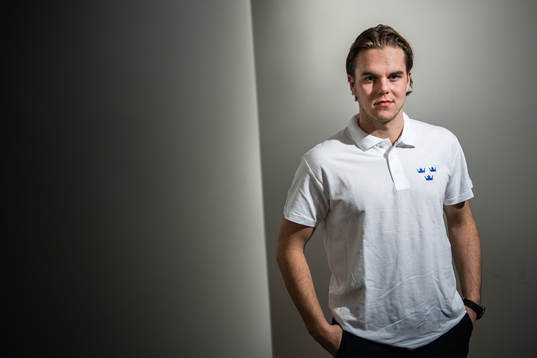 Samuel Fagemo of Sweden poses for a portrait