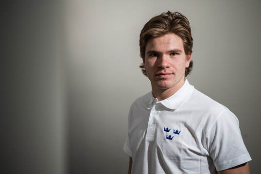 Tobias Björnfot of Sweden poses for a portrait