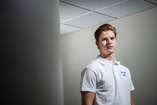 Victor Söderström of Sweden poses for a portrait