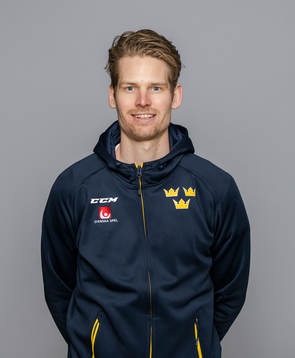 Henrik Karlsson, Physiotherapist of Sweden poses for a