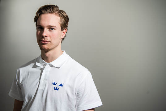 Goalkeeper Hugo Alnefelt of Sweden poses for a portrait