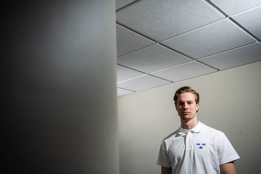 Goalkeeper Hugo Alnefelt of Sweden poses for a portrait