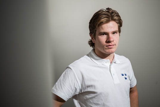 Tobias Björnfot of Sweden poses for a portrait
