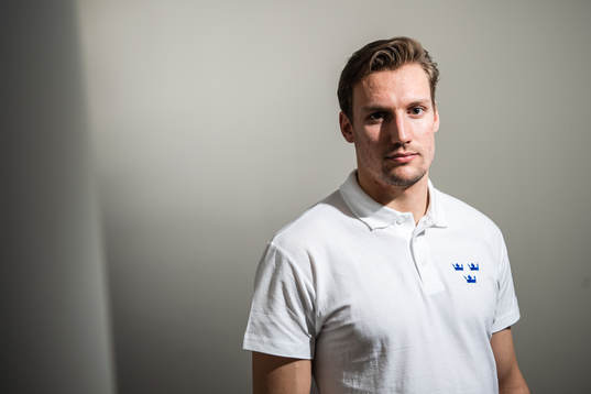 David Gustafsson of Sweden poses for a portrait