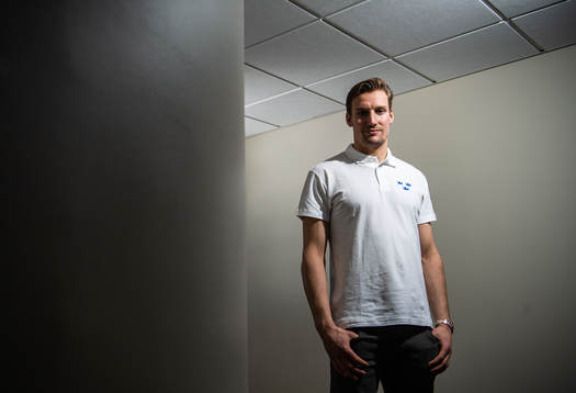 David Gustafsson of Sweden poses for a portrait