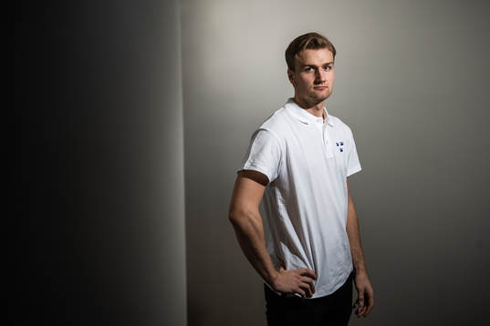 Goalkeeper Jesper Eliasson of Sweden poses for a portrait