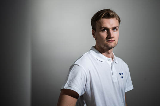 Goalkeeper Jesper Eliasson of Sweden poses for a portrait
