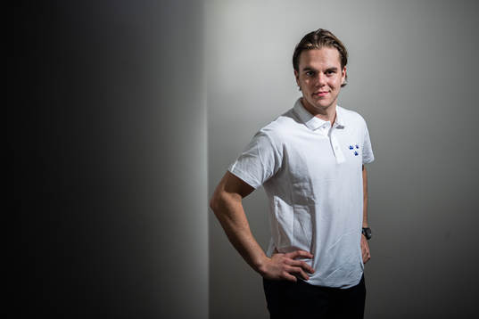 Samuel Fagemo of Sweden poses for a portrait