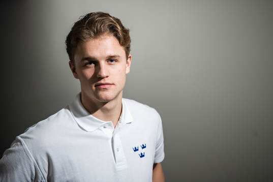 Adam Ginning of Sweden poses for a portrait