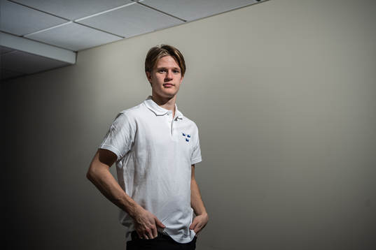 Hugo Gustafsson of Sweden poses for a portrait
