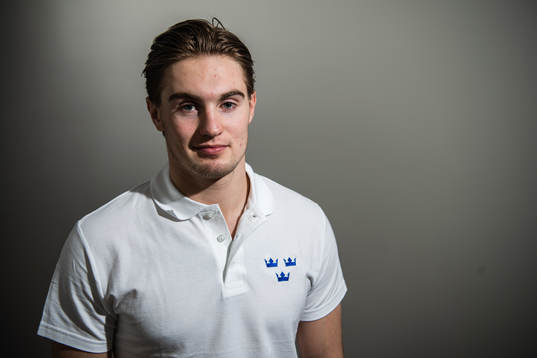 Nils Höglander of Sweden poses for a portrait