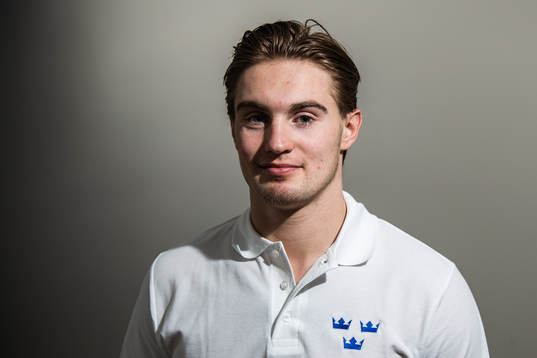 Nils Höglander of Sweden poses for a portrait